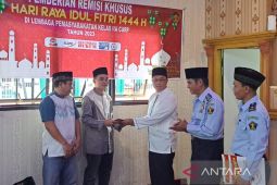 425 narapidana Lapas Curup terima remisi Idul Fitri 1444 Hijriah