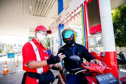 Pertamina imbau pemudik gunakan uang pas dan non tunai saat isi BBM