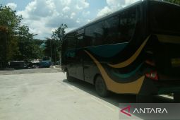 Aktivitas Terminal Lempake Samarinda masih sepi