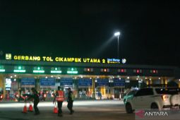Hari kedua Idul Fitri, GT Cikampek Utama masih didominasi pemudik tinggalkan Jakarta