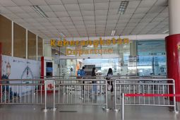 ARUS BALIK - Penumpang Bandara Pangkalpinang terpantau sepi
