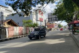 Jalanan Kota Ambon  lengang pascalebaran
