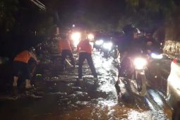 Jalur Tasikmalaya-Garut terhambat akibat longsor di Salawu