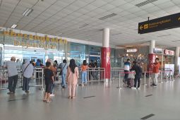 ARUS BALIK - Jumlah penumpang di Bandara Pangkalpinang meningkat