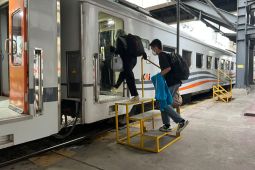 Penumpang arus balik Lebaran KA Sumut mencapai 14.097 orang