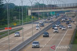 Korlantas: Puncak arus mudik Tol Trans Jawa hari Sabtu malam