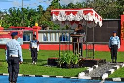 Kakanwil Kemenkumham Maluku minta lapas gelar apel pasca-Lebaran  2023