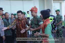 Jemput Danrem Baru, Sekda Naziarto: semoga Babel semakin maju dan kondusif