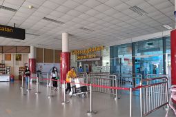 Penumpang Bandara Pangkalpinang pada H+5 mulai turun