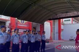 Lapas Narkotika Samarinda latih baris berbaris petugas pengamanan