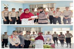 SIP 52 RAD Polda Kalsel sambangi panti asuhan untuk berbagi