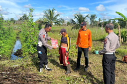 Polres Kubu Raya gelar patroli cegah Karhutla karena buka lahan dengan cara membakar