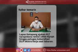 Kalbar kemarin, Remisi Idul Fitri 1444 Hijriah hingga DLH ekstra kerja saat lebaran