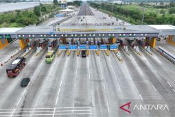 628.653 kendaraan menuju Jakarta melewati GT Cikampek Utama sepekan arus balik