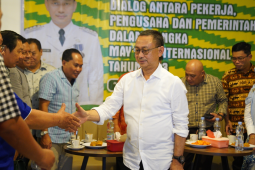 Disnaker Kota Pontianak gelar dialog antar pekerja peringati May Day
