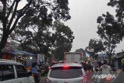 Jalur Puncak Cianjur ramai lancar dilalui kendaraan pemudik tujuan Jabodetabek