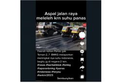 Misinformasi! Video aspal meleleh di Indonesia akibat cuaca panas