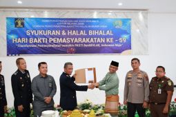 Narapidana narkoba di Jambi ikuti upacara Hari Bakti Permasyarakatan