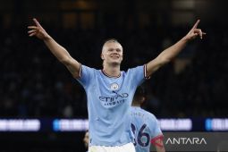 Erling Haaland pecahkan rekor gol terbanyak di Liga Inggris dalam satu musim