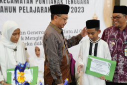 600 siswa SD/MI Pontianak Tenggara Khatam Al Quran