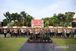 Gelar apel gabungan, TNI-Polri Babel tingkatkan sinergitas