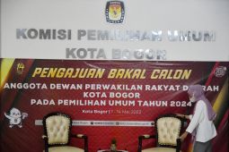 KPU Kota Bogor umumkan 67 bakal caleg Pemilu 2024 belum memenuhi syarat