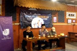 AJI Kota Pangkalpinang gelar diskusi publik "Kemerdekaan Pers Hadapi Pemilu 2024"
