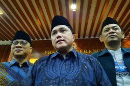 Erick Thohir beri tanggapan soal wacana cawapres