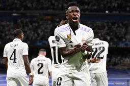 Suporter Real Madrid beri dukungan moral untuk Vinicius Junior