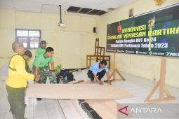Kodam Pattimura renovasi sarana pendidikan di  Ambon pada HUT ke-24