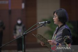 Sri Mulyani minta pejabat baru beri kontribusi positif bagi kementerian