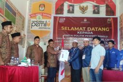 Berkas pengajuan Bacaleg Partai Demokrat diterima KPU Palas