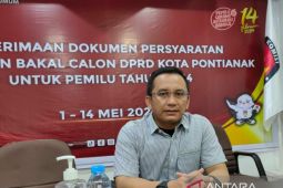 Jumlah bacaleg Kota Pontianak capai 769 orang