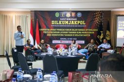Rakor Dilkumjakpol, Satukan Persepsi "Overstaying Tahanan" Bagi Aparat Penegak Hukum di Wilayah Banten
