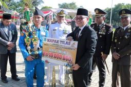 Tim Basgibar Batola raih juara umum napak tilas HUT ke-74 ALRI Divisi IV