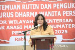 Ketua DWP Kemenkumham Sumut ajak anggota dukung suami maksimal bekerja