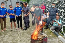 BNNP Kaltim musnahkan barang bukti  narkotika hampir 3 kg