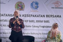 Pos Indonesia fasilitasi UMKM Babel ekspor ke USA
