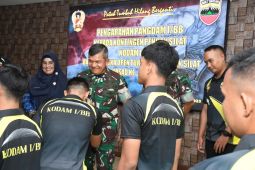 Pangdam I/BB kirim 22 pesilat Sumut ke Piala Kasad I/2023