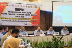 Kakanwil Kemenkumham Babel buka rapat Tim Pengawasan Orang Asing