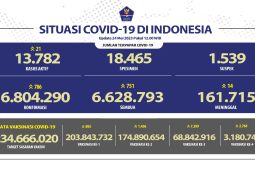 751 pasien COVID-19 di Indonesia sembuh pada Rabu