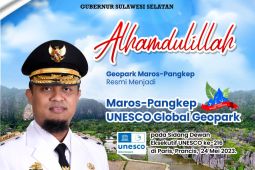 Maros Pangkep UNESCO Global Geopark secara resmi ditetapkan oleh UNESCO