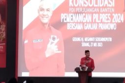 Ganjar Pranowo konsolidasi dengan sukarelawan dan kader PDI Perjuangan Banten