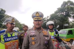 Satlantas Bogor berlakukan satu lajur Jalan Sholis arah pintu Tol BORR