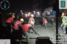 Warga diminta sabar, perbaikan Jalan Prancis terus dikebut