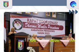 Ketua DWP Pringsewu hadiri rakor bersama seluruh anggota se-Kabupaten Pringsewu