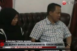 Pj Bupati Barsel Bersama Forkopimda Kunjungi Tokoh Agama