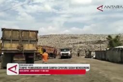 Tempat Pembuangan Akhir Sampah Cipayung sudah Menggunung