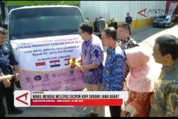 Wakil Mendag melepas ekspor kopi Subang  Jawa Barat