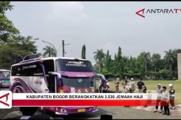 Kabupaten Bogor memberangkatkan 3.530 jemaah calon haji
